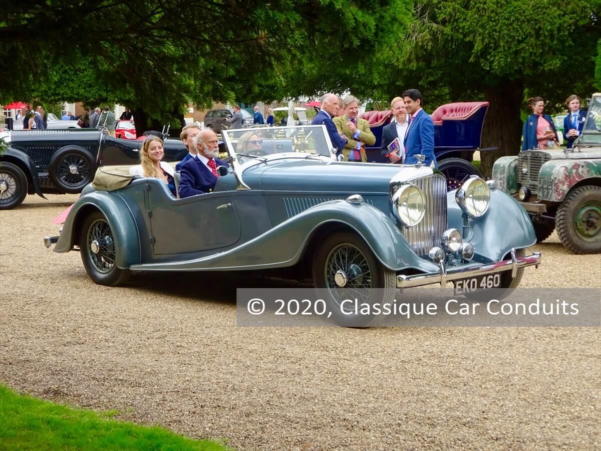 Prince Michael of Kent in 1937 Bentley 4¼ Litre Vanden Plas Open Tourer