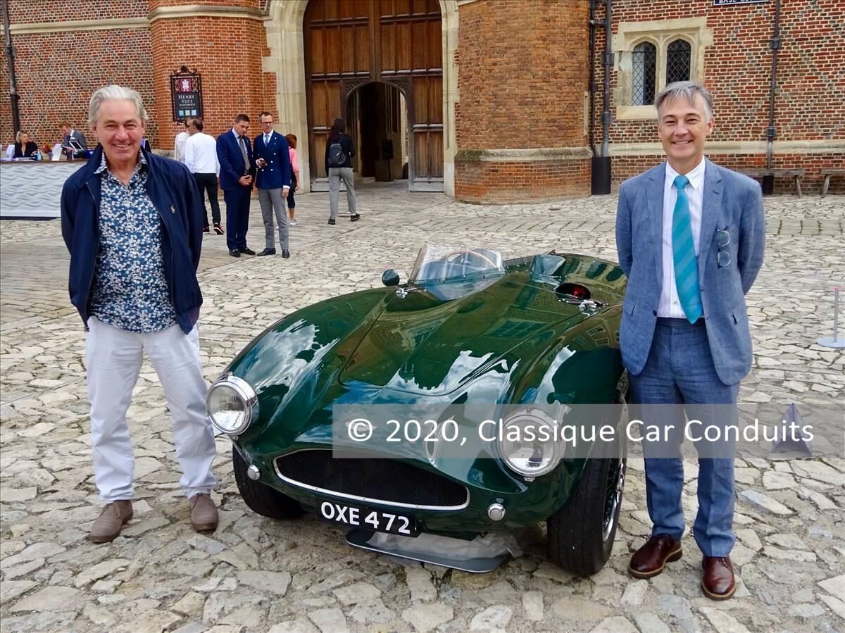 1955 Aston Martin DB3S - Last 2 vendors; Charles Prince (1992), David Gooding (2020)